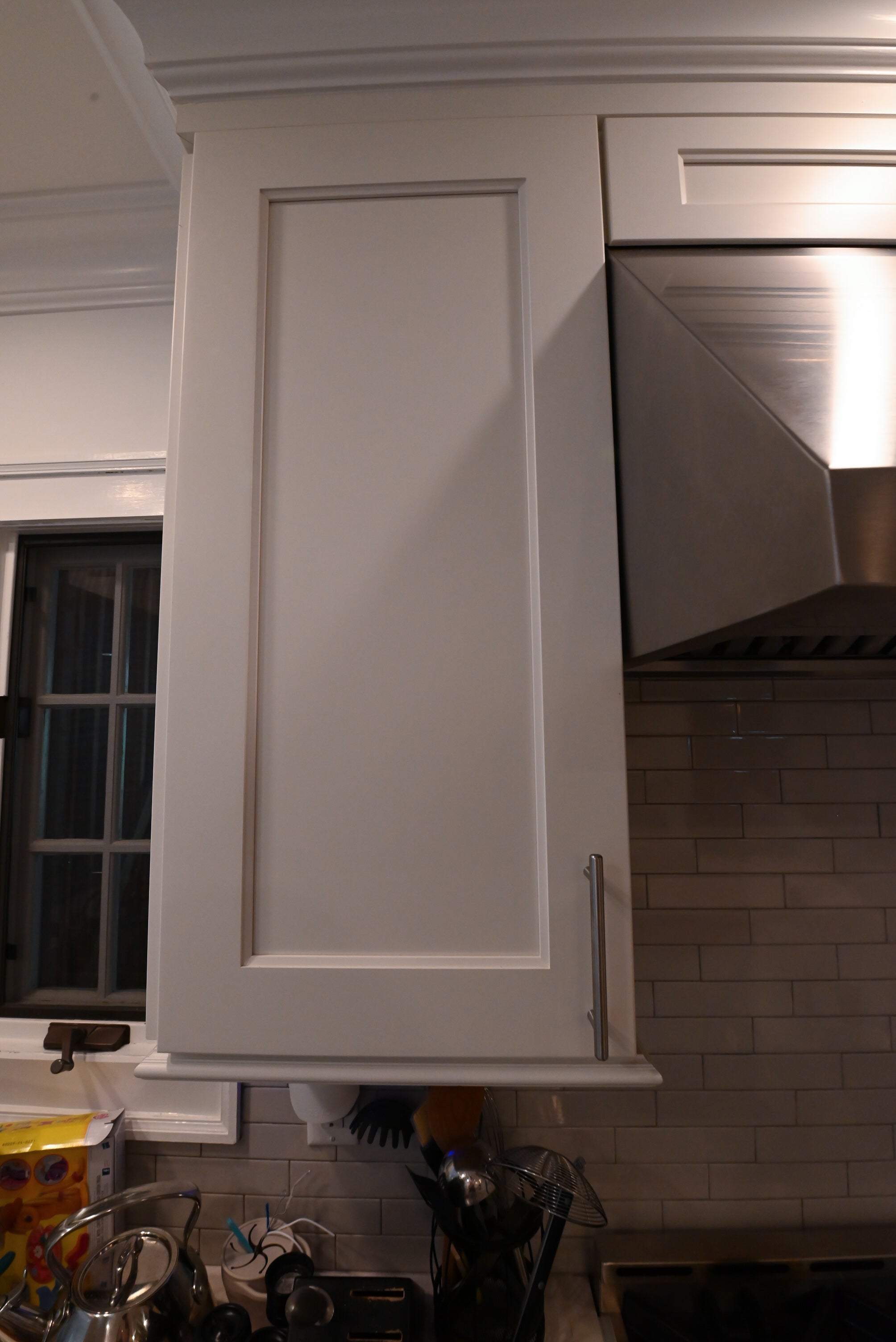 Wellborn Transitional White Kitchen with JennAir Appliances