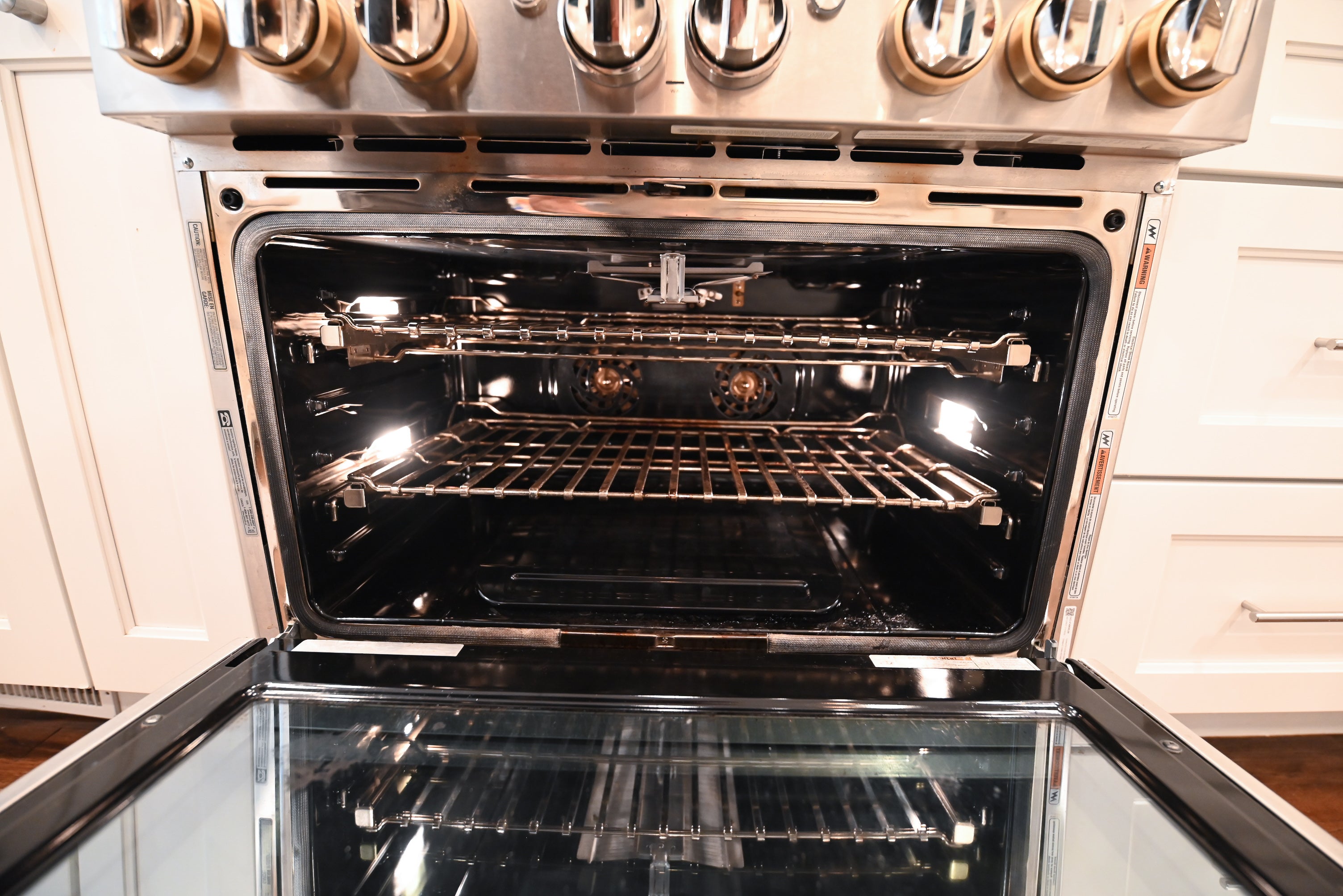 Wellborn Transitional White Kitchen with JennAir Appliances