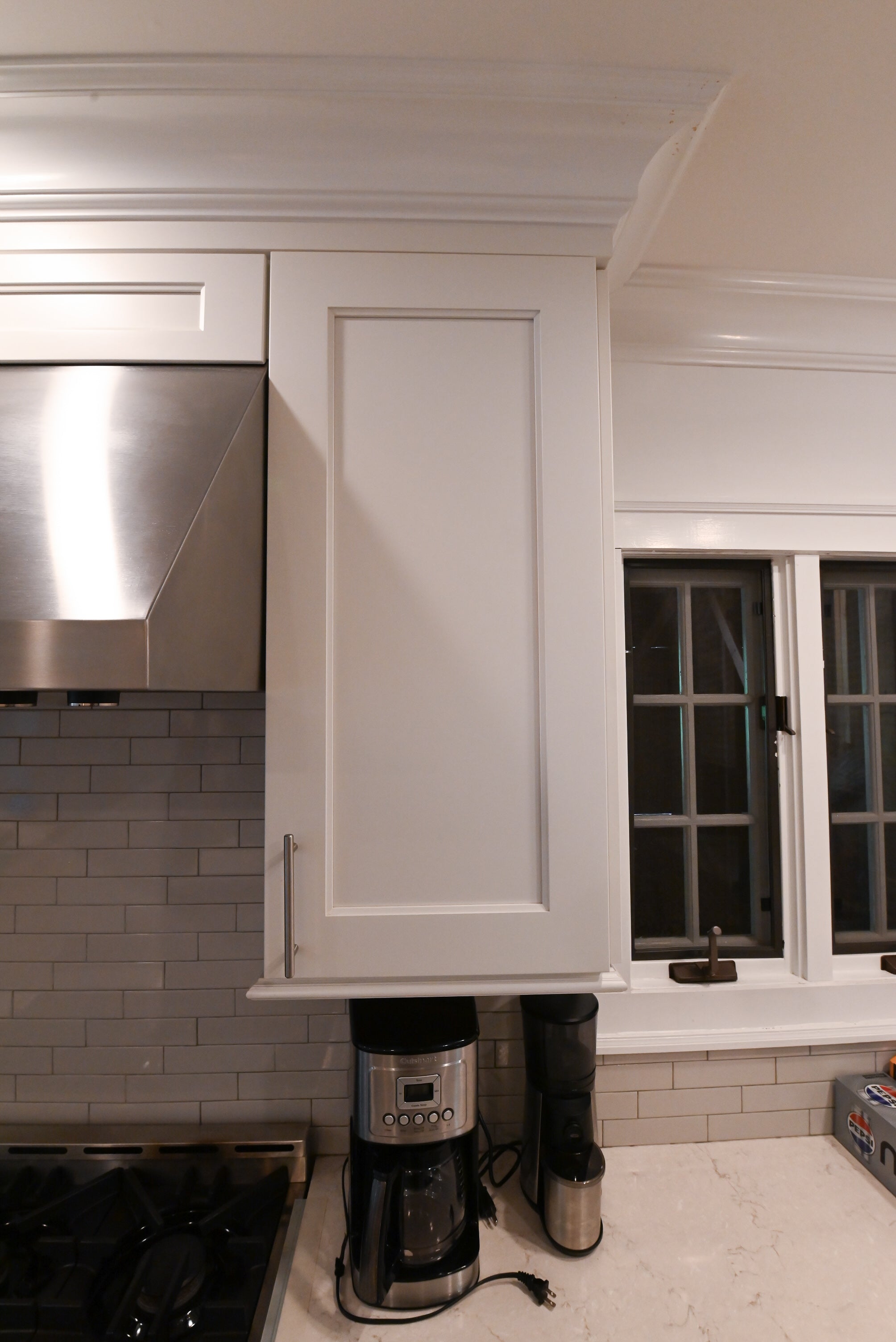 Wellborn Transitional White Kitchen with JennAir Appliances