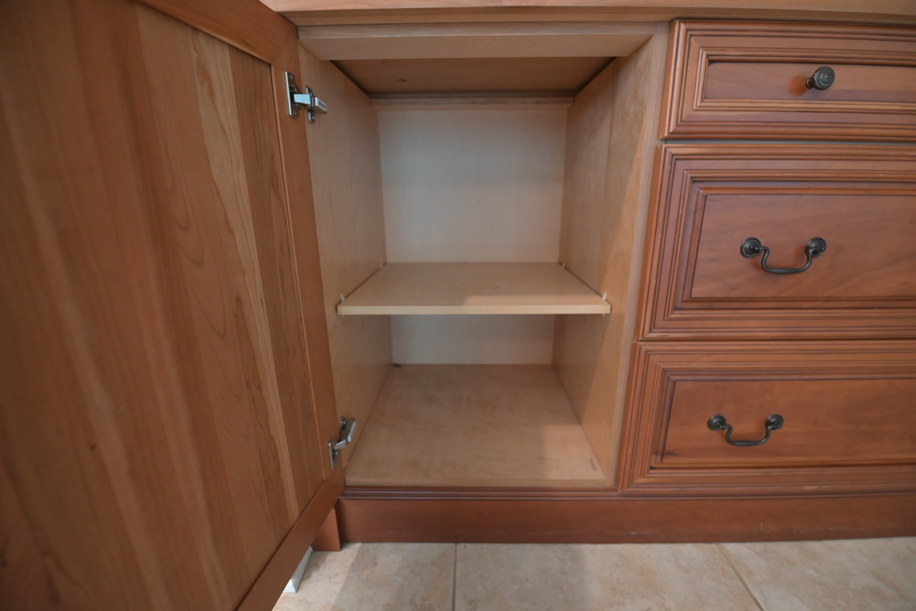"The Oakridge" Traditional Classic Craftsman Wooden Storage Hutch