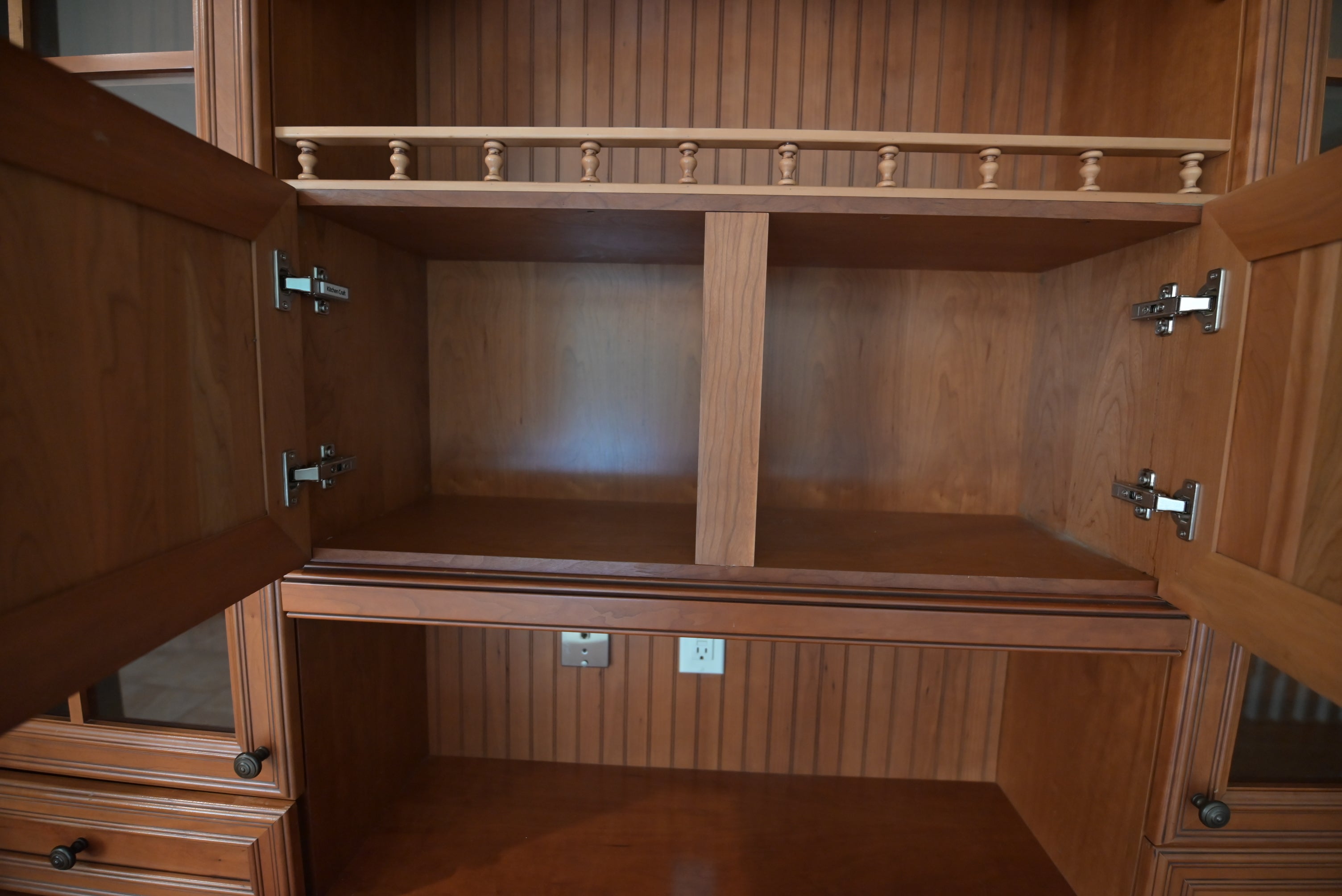 "The Oakridge" Traditional Classic Craftsman Wooden Storage Hutch