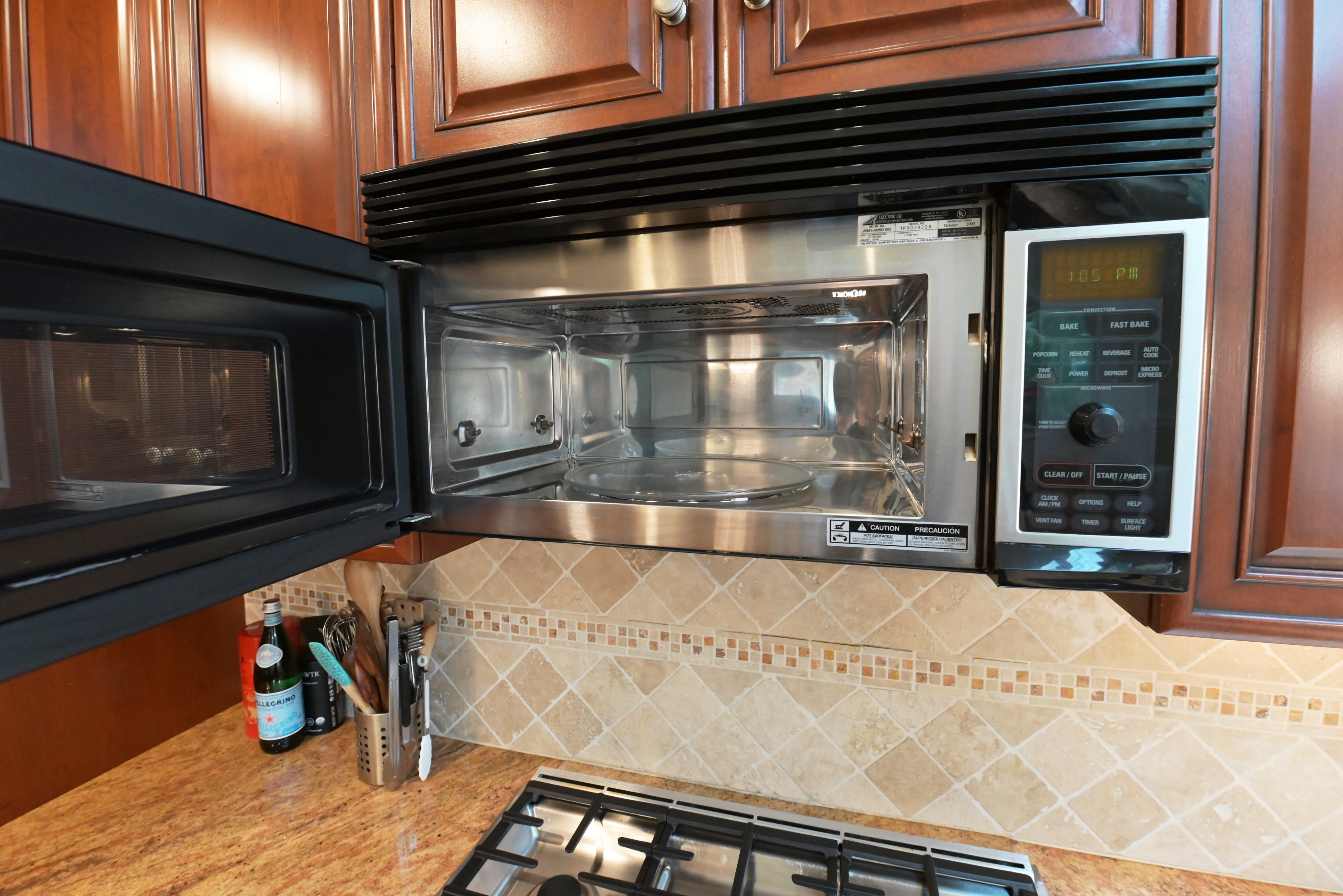 Brookhaven Traditional Wooden Kitchen with Island & Sub-Zero Refrigerator