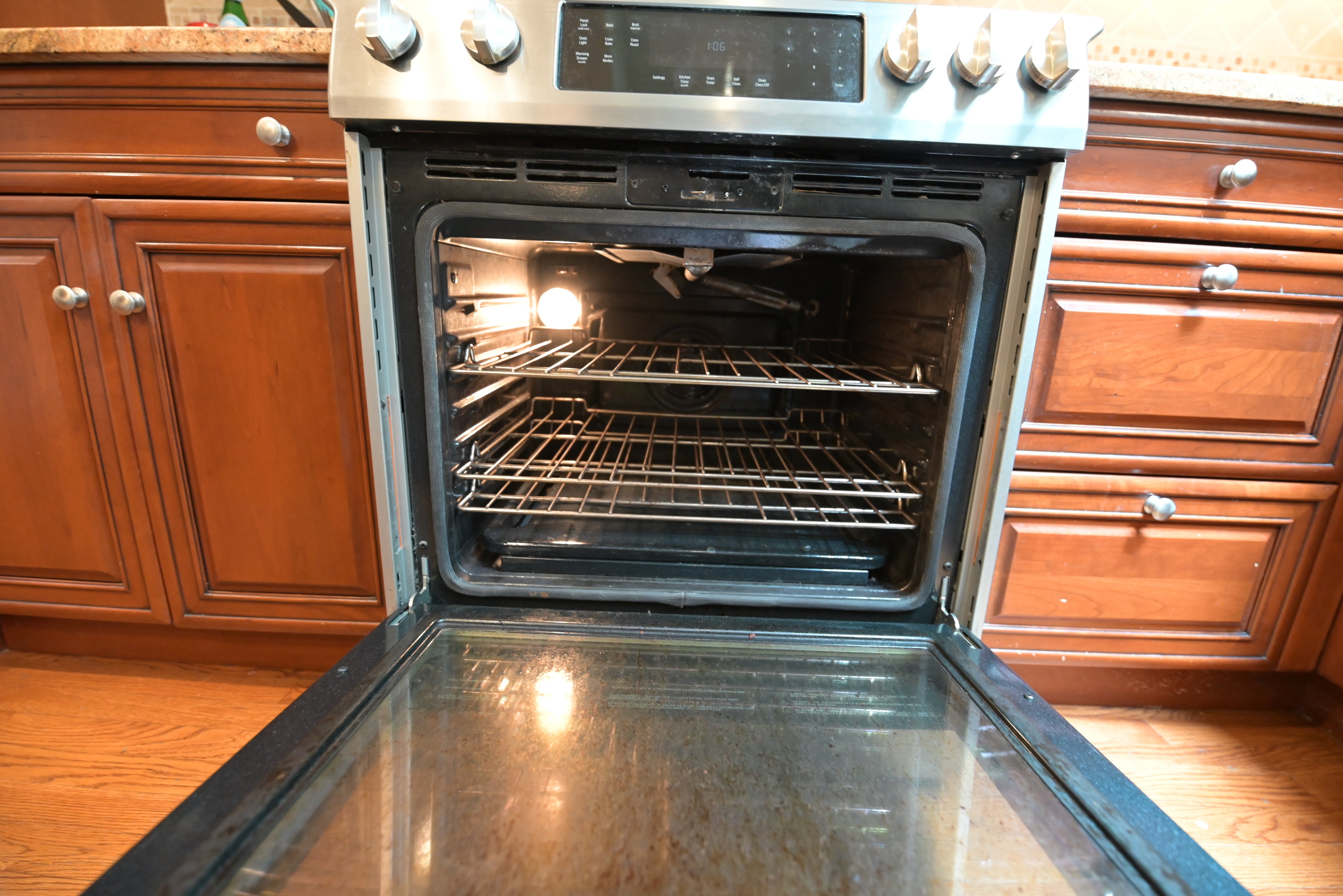 Brookhaven Traditional Wooden Kitchen with Island & Sub-Zero Refrigerator