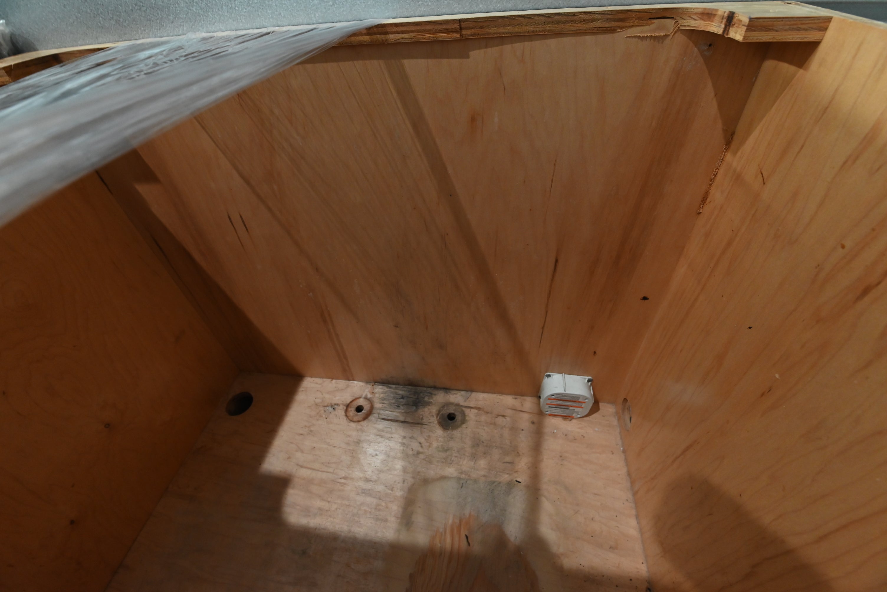 Traditional Grey Kitchen with Island and Wood Countertops