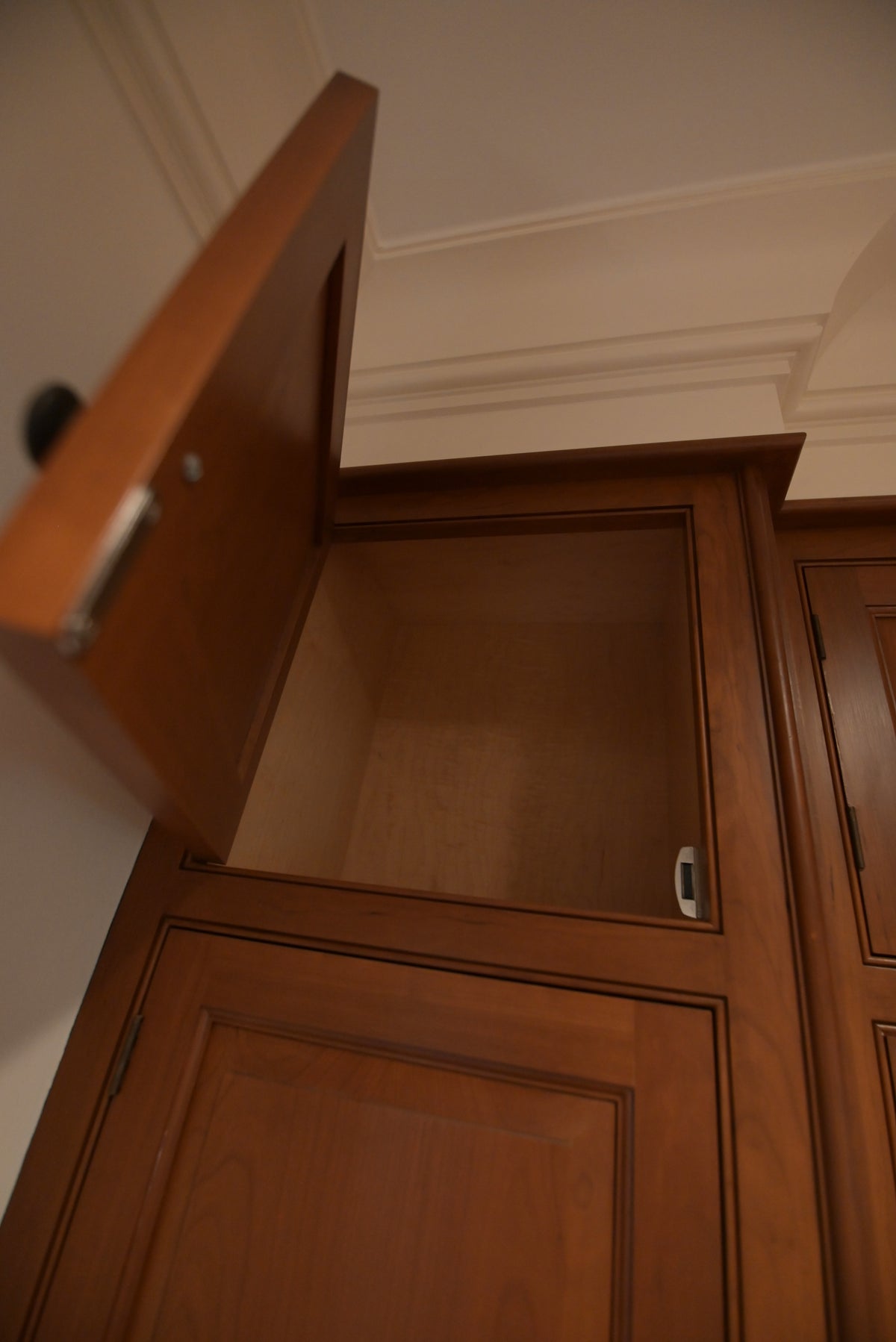"The Sovereign" Transitional Natural Wood Butler's Pantry with Sub-Zero Appliances