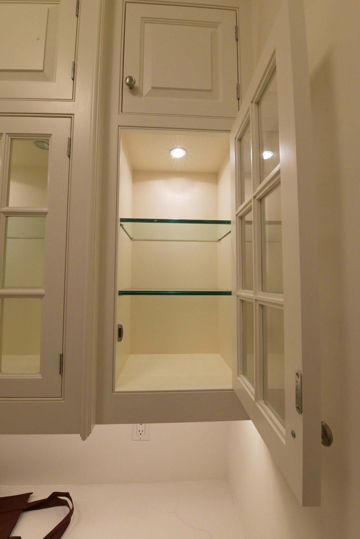 "The Sovereign" Transitional Snow White Pantry Wall
