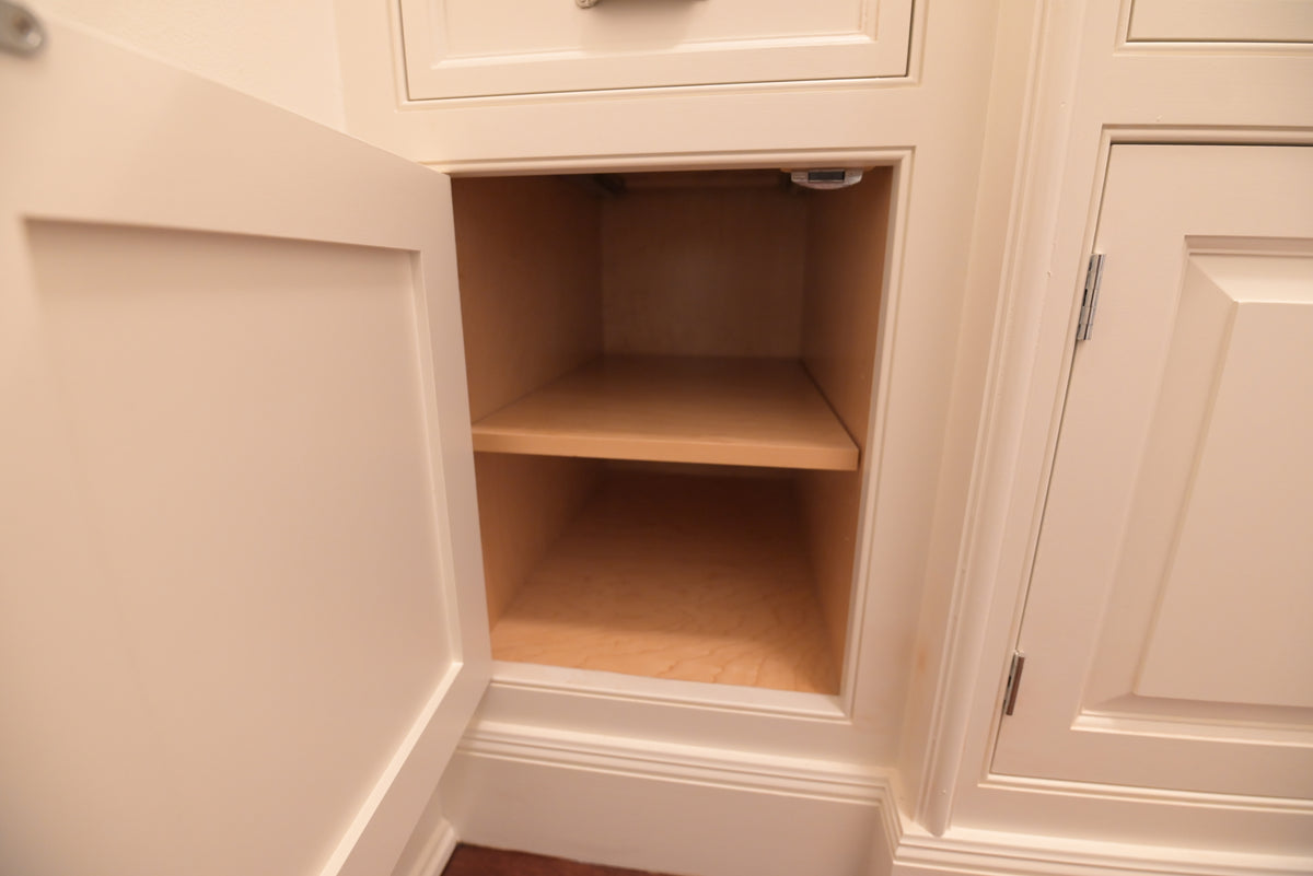 "The Sovereign" Transitional Snow White Pantry Wall