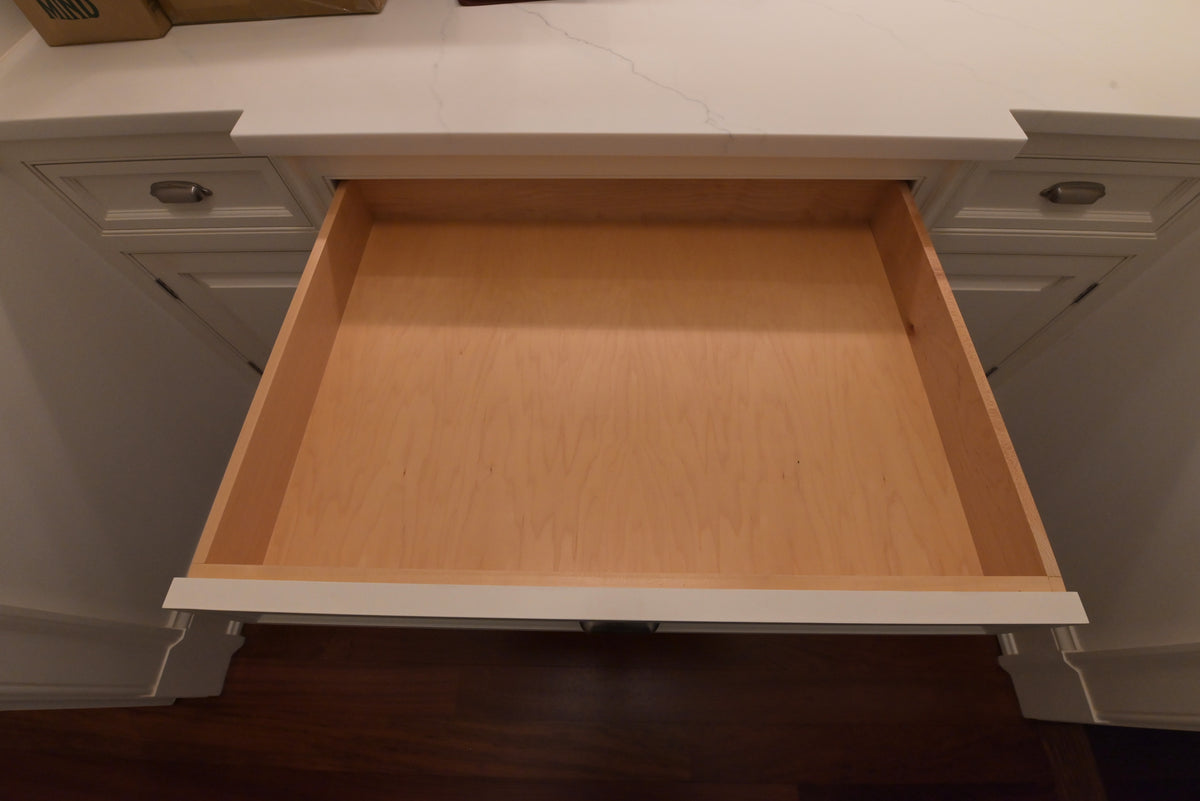 "The Sovereign" Transitional Snow White Pantry Wall