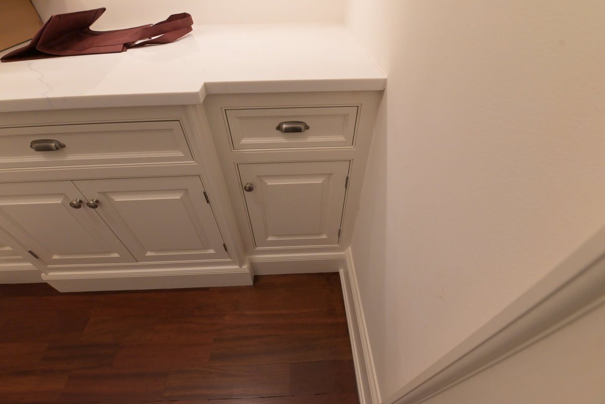 "The Sovereign" Transitional Snow White Pantry Wall
