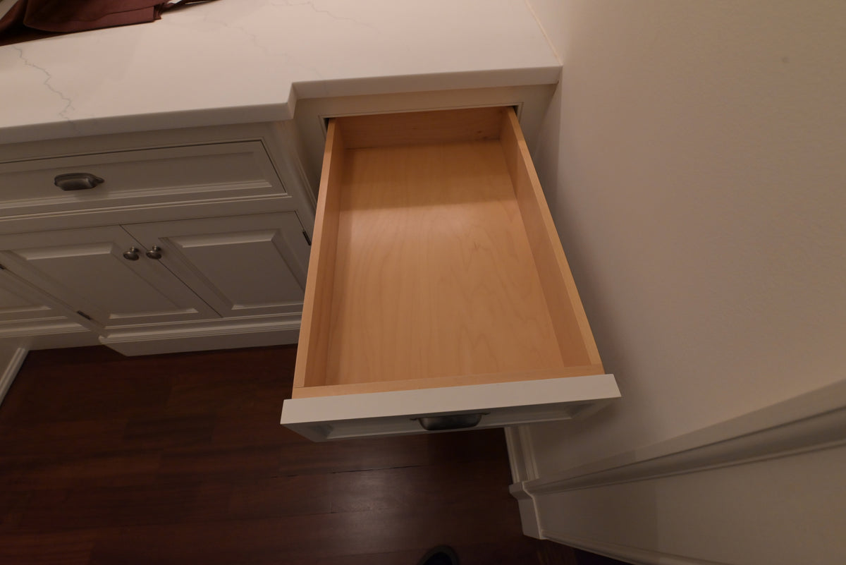 "The Sovereign" Transitional Snow White Pantry Wall