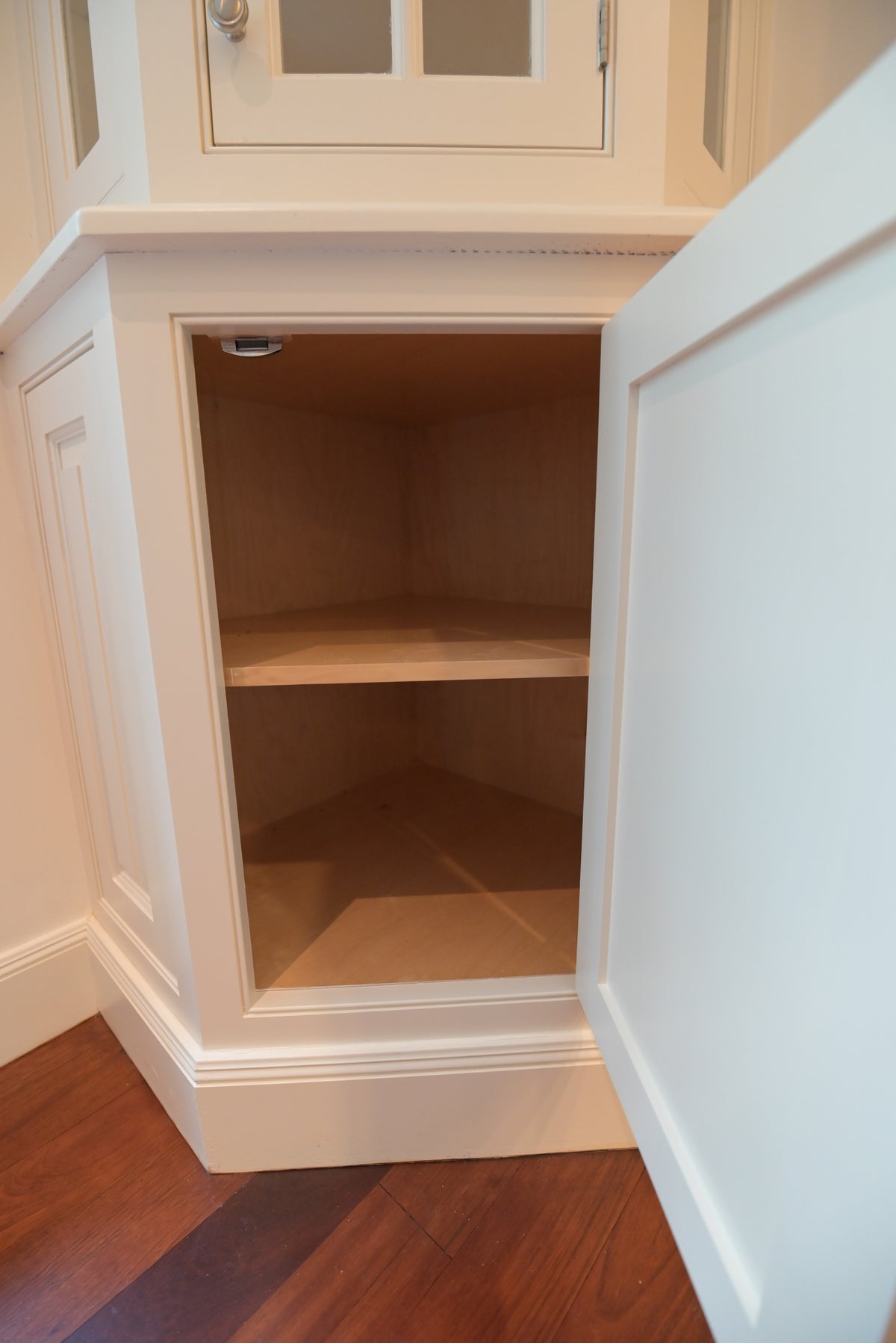 "The Sovereign" Transitional White Kitchen with Double Island & Wolf 48" Range
