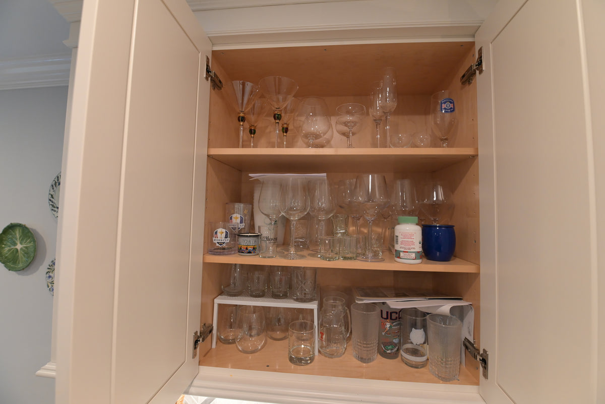"The Claridge" Transitional White Kitchen with Island & Wolf Appliances