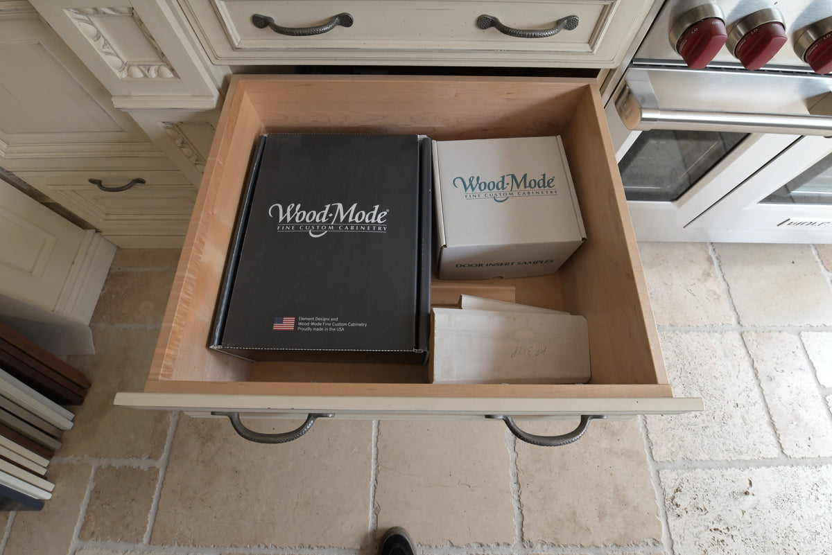 Wood-Mode Cream Froth Traditional Kitchen with Island