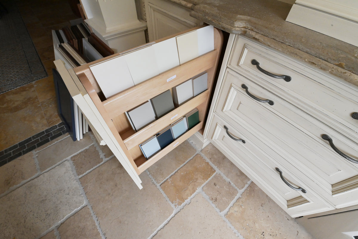 Wood-Mode Cream Froth Traditional Kitchen with Island