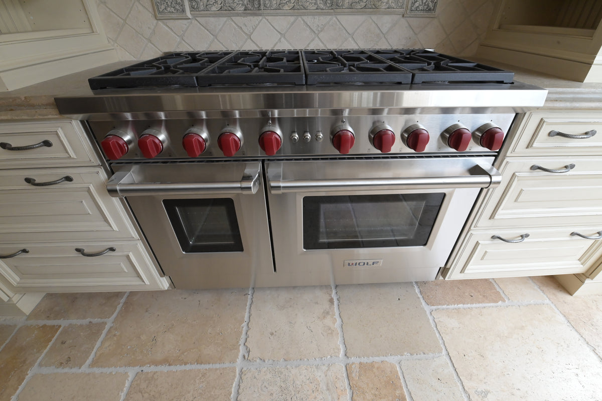 Wood-Mode Cream Froth Traditional Kitchen with Island