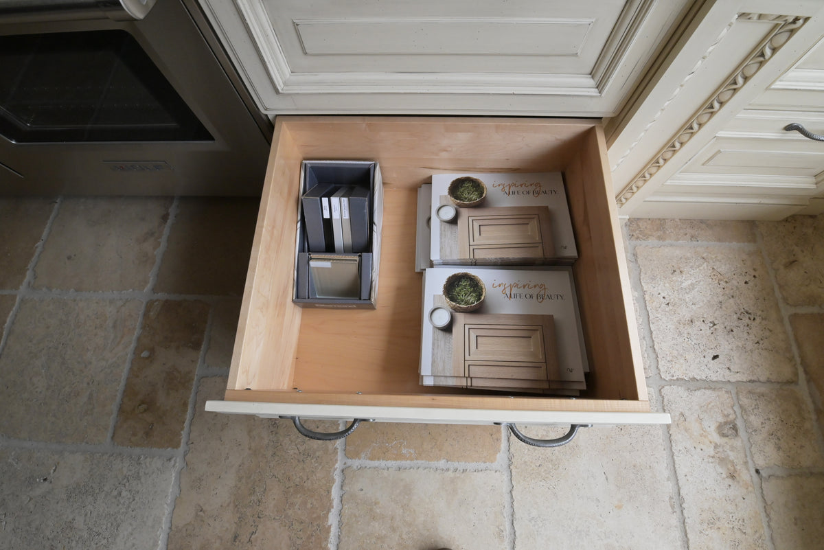 Wood-Mode Cream Froth Traditional Kitchen with Island