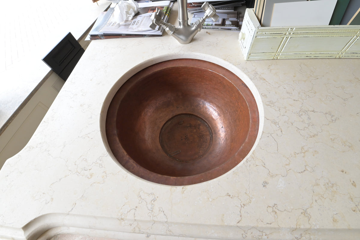 Wood-Mode Cream Froth Traditional Kitchen with Island