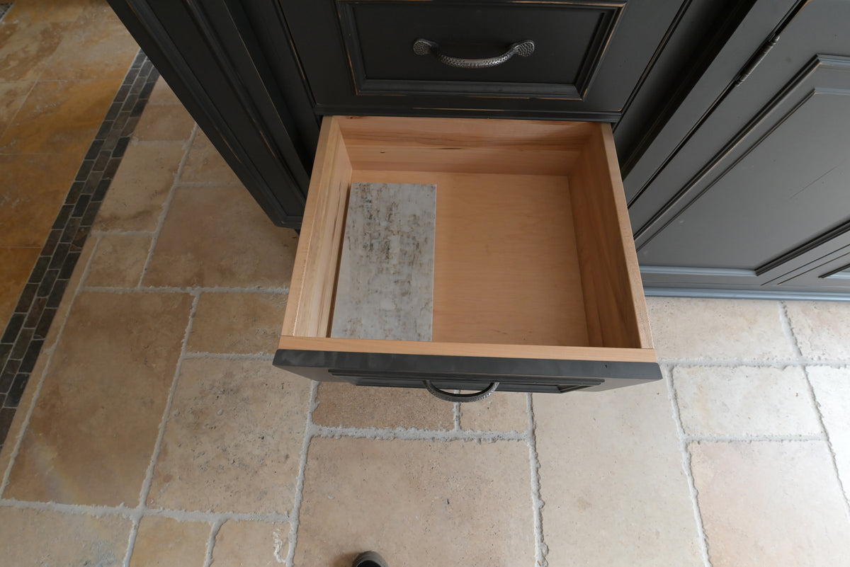 Wood-Mode Cream Froth Traditional Kitchen with Island