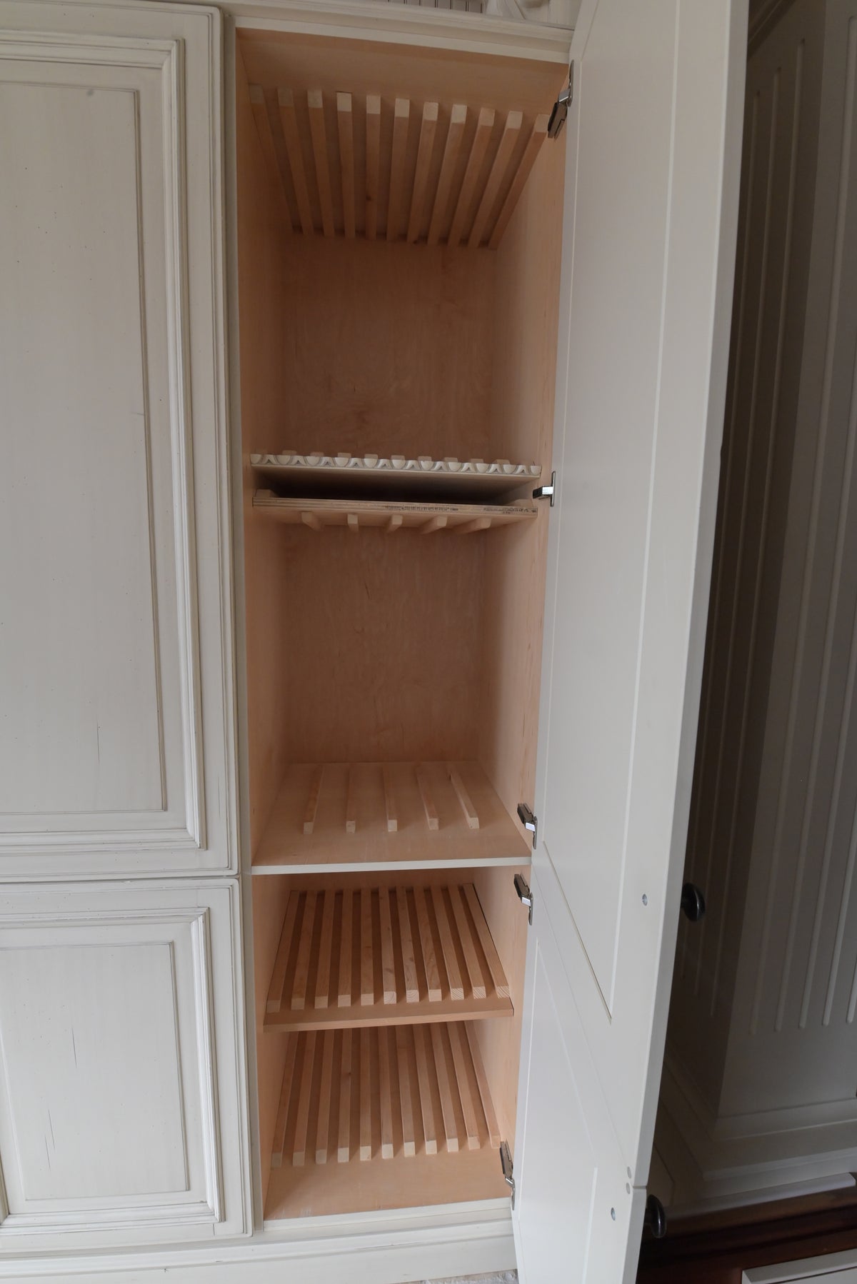 Wood-Mode Cream Froth Traditional Kitchen with Island