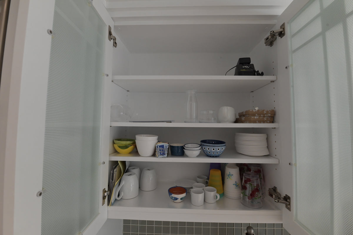 "The Roxbury" Transitional White Kitchen with Island & Sub-Zero Refrigerator