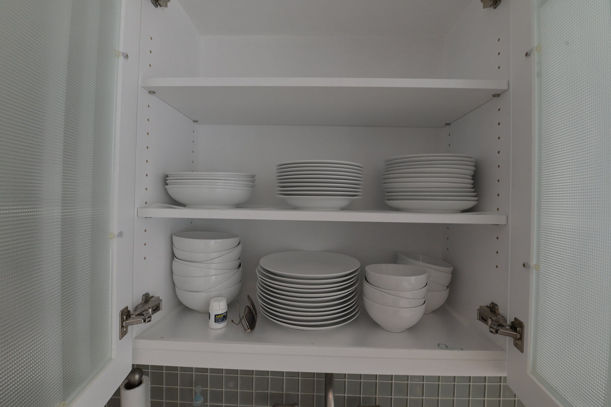 "The Roxbury" Transitional White Kitchen with Island & Sub-Zero Refrigerator