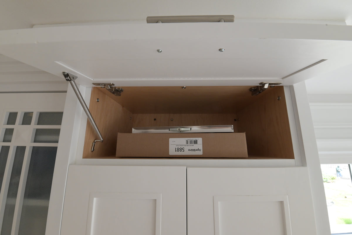 "The Roxbury" Transitional White Kitchen with Island & Sub-Zero Refrigerator