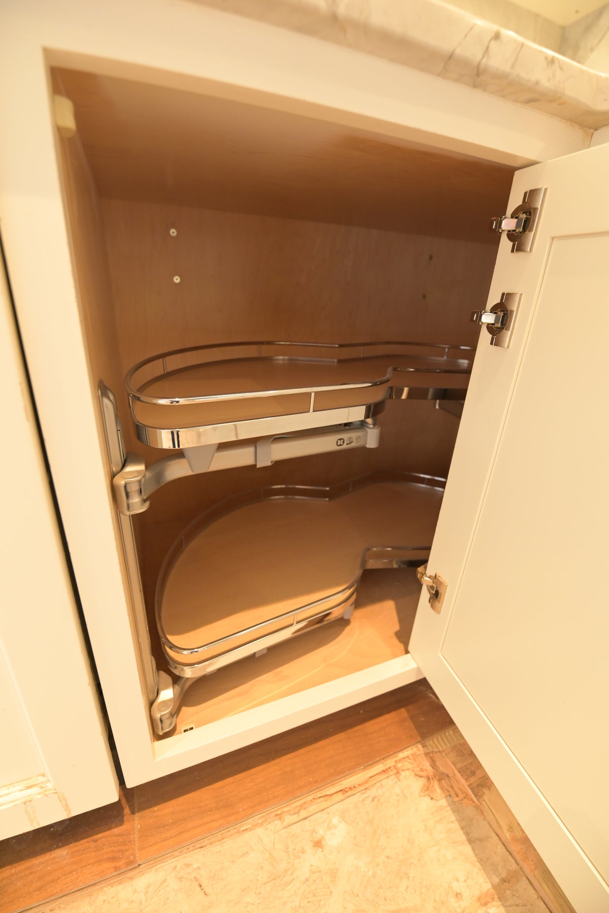 "The Blenheim" Transitional White Kitchen with Island & Sub-Zero Refrigerators