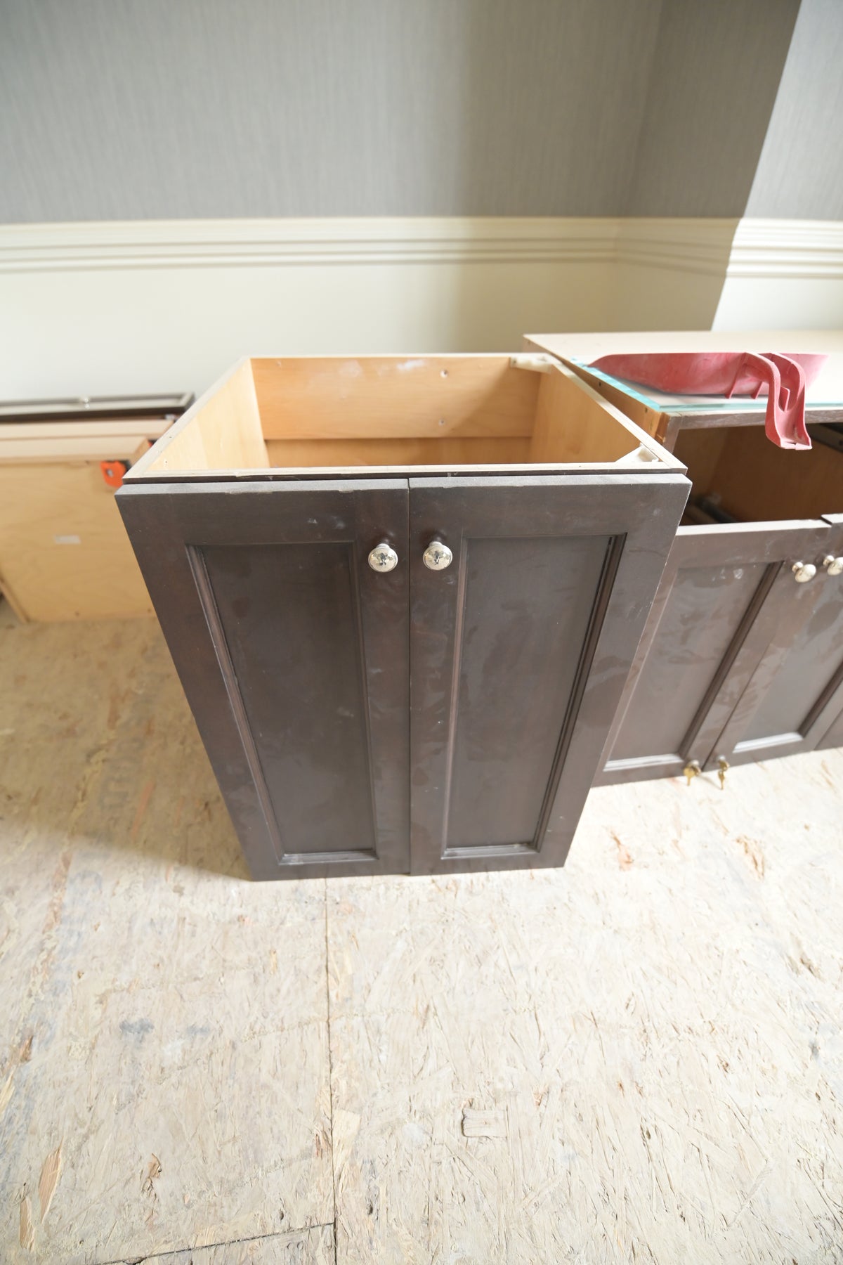 "The Blenheim" Transitional Natural Wood Butler's Pantry