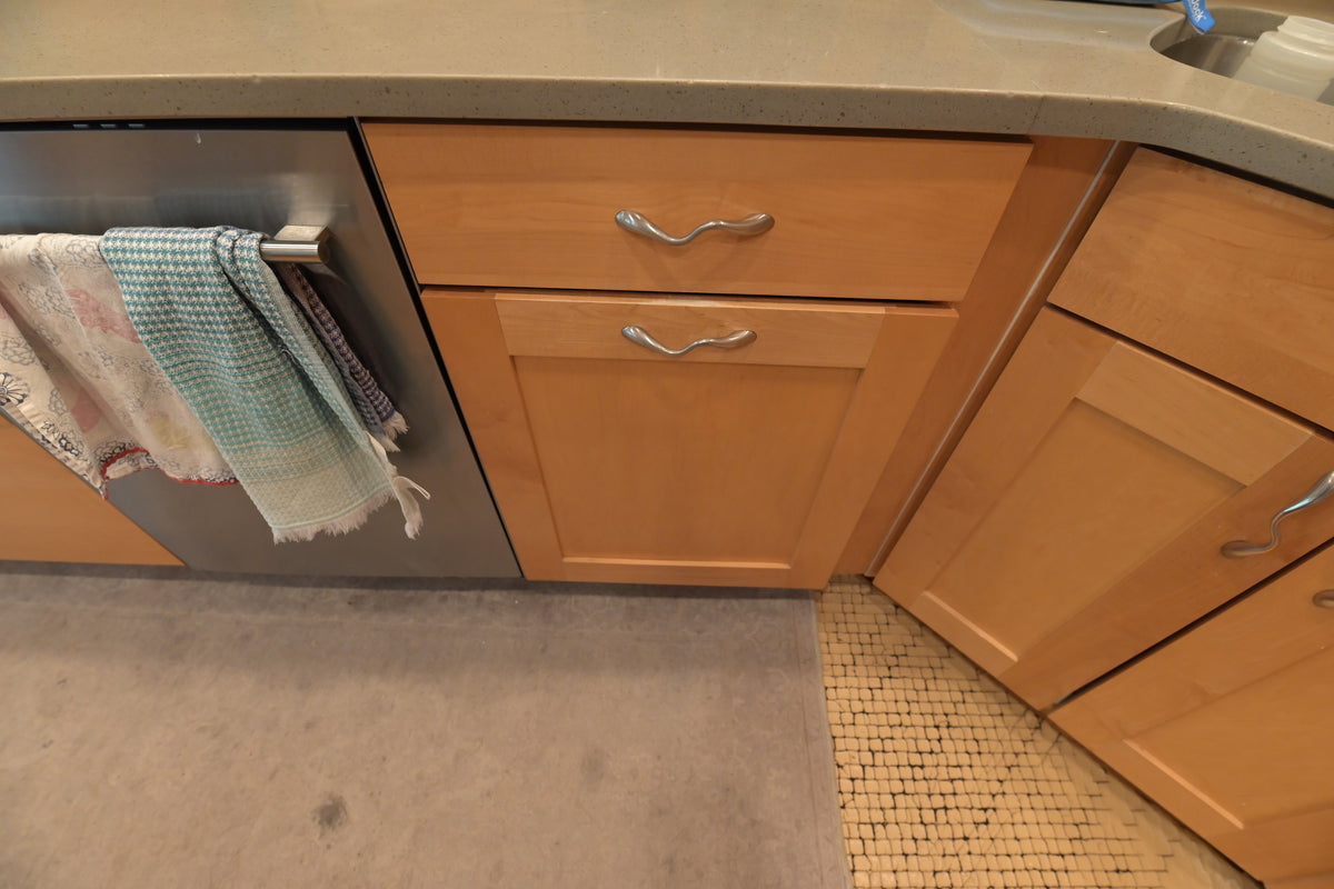 Millennia Transitional Craftsman Shaker Kitchen with 36" Sub-Zero Refrigerator