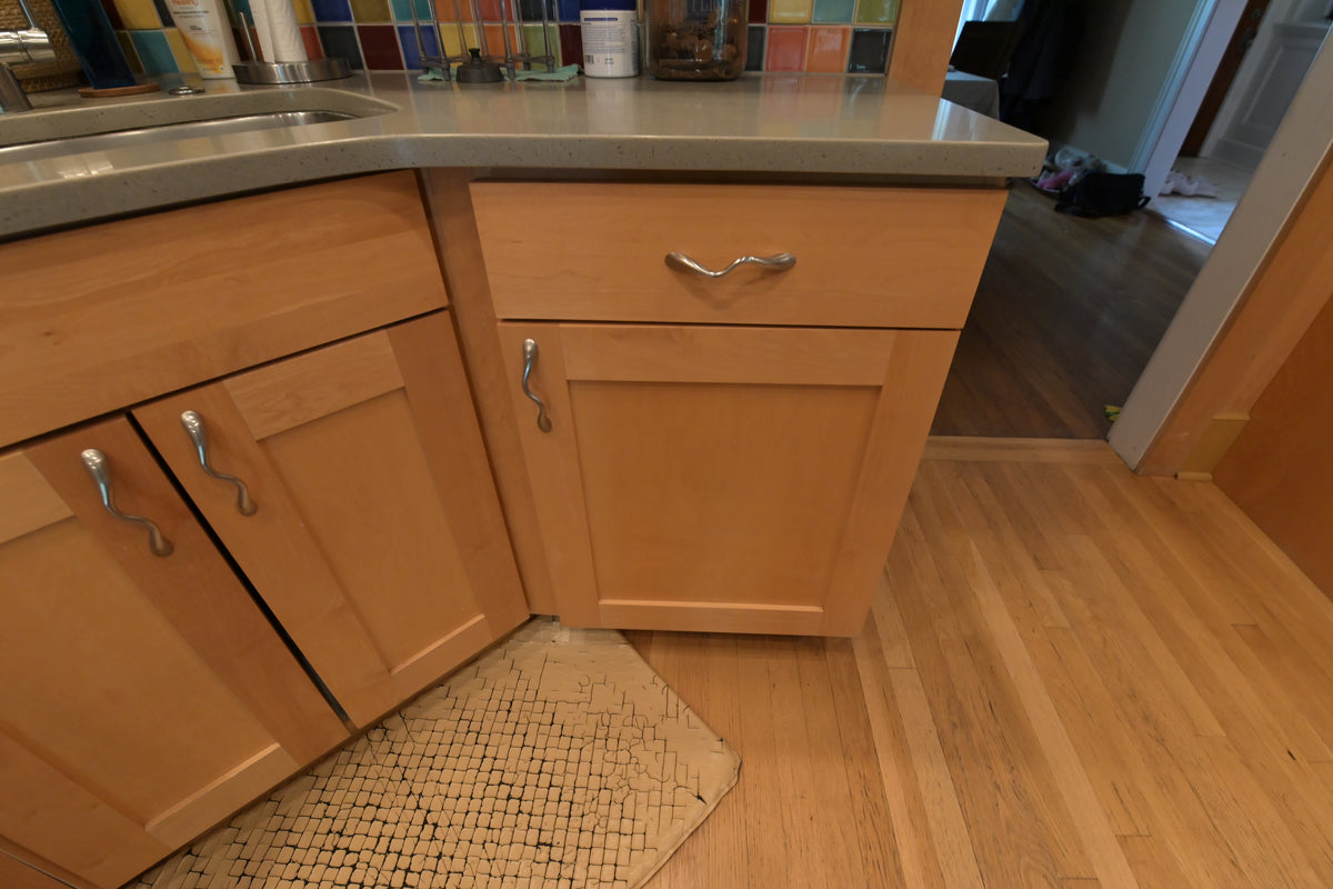 Millennia Transitional Craftsman Shaker Kitchen with 36" Sub-Zero Refrigerator