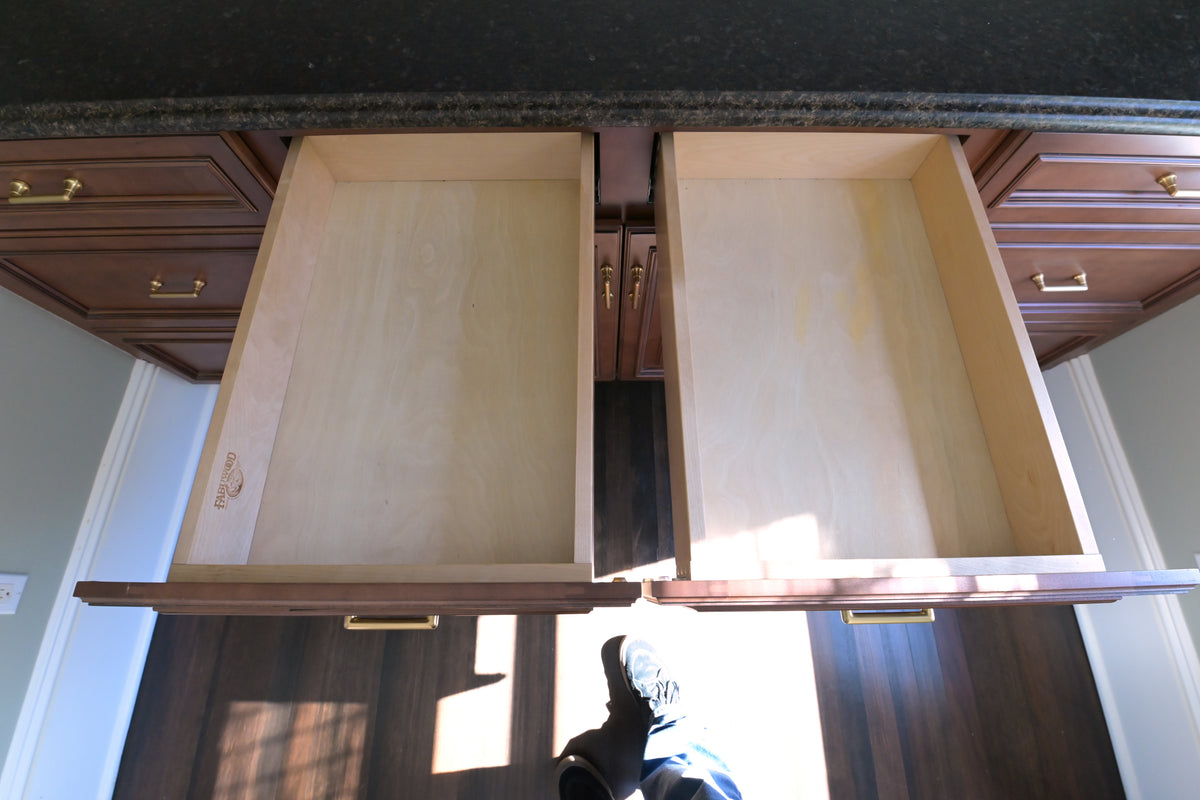 Fabuwood Natural Solid Wood Dry Bar Wall