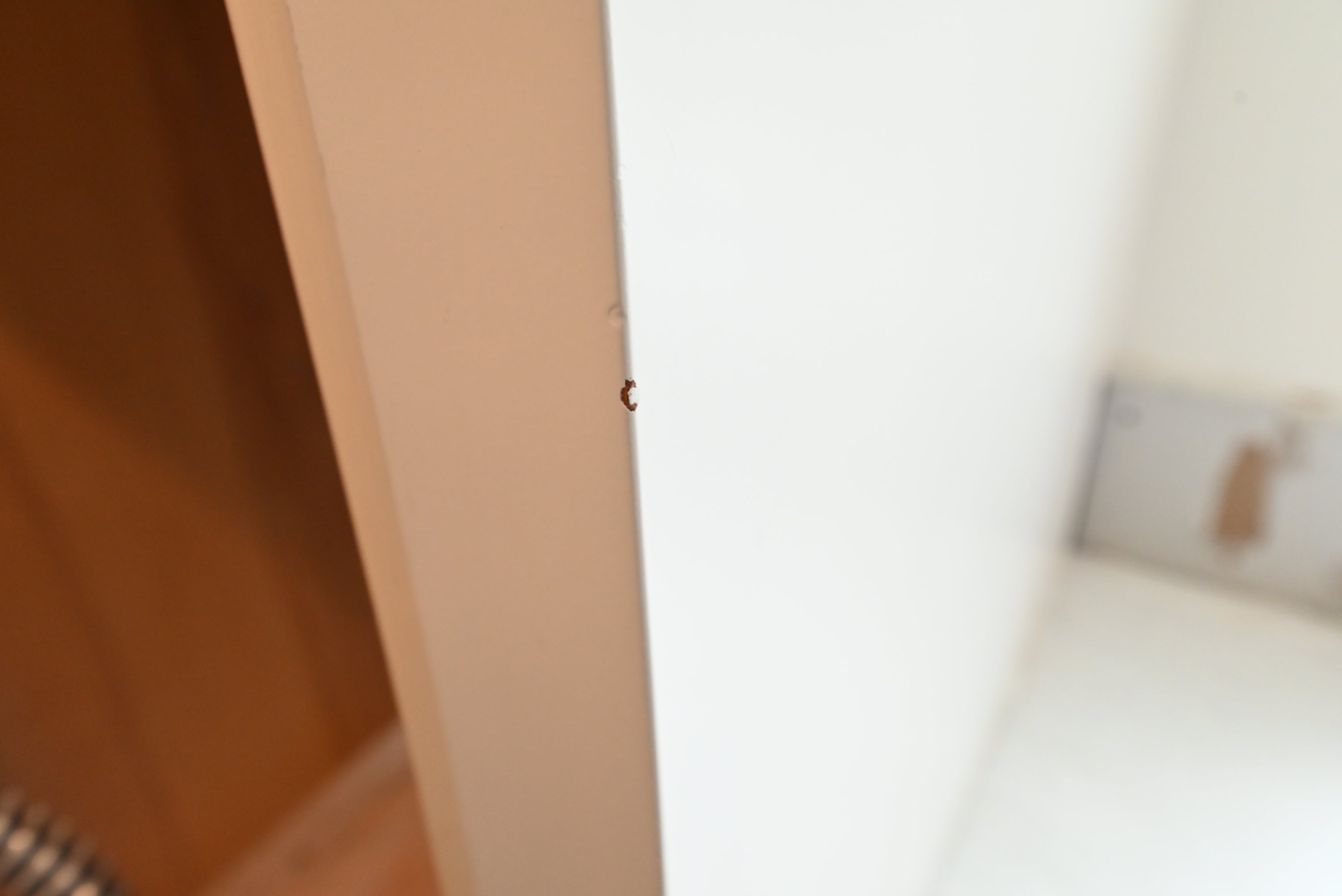 Prevo Transitional White Complete Kitchen Cabinets with Brown Wooden Island