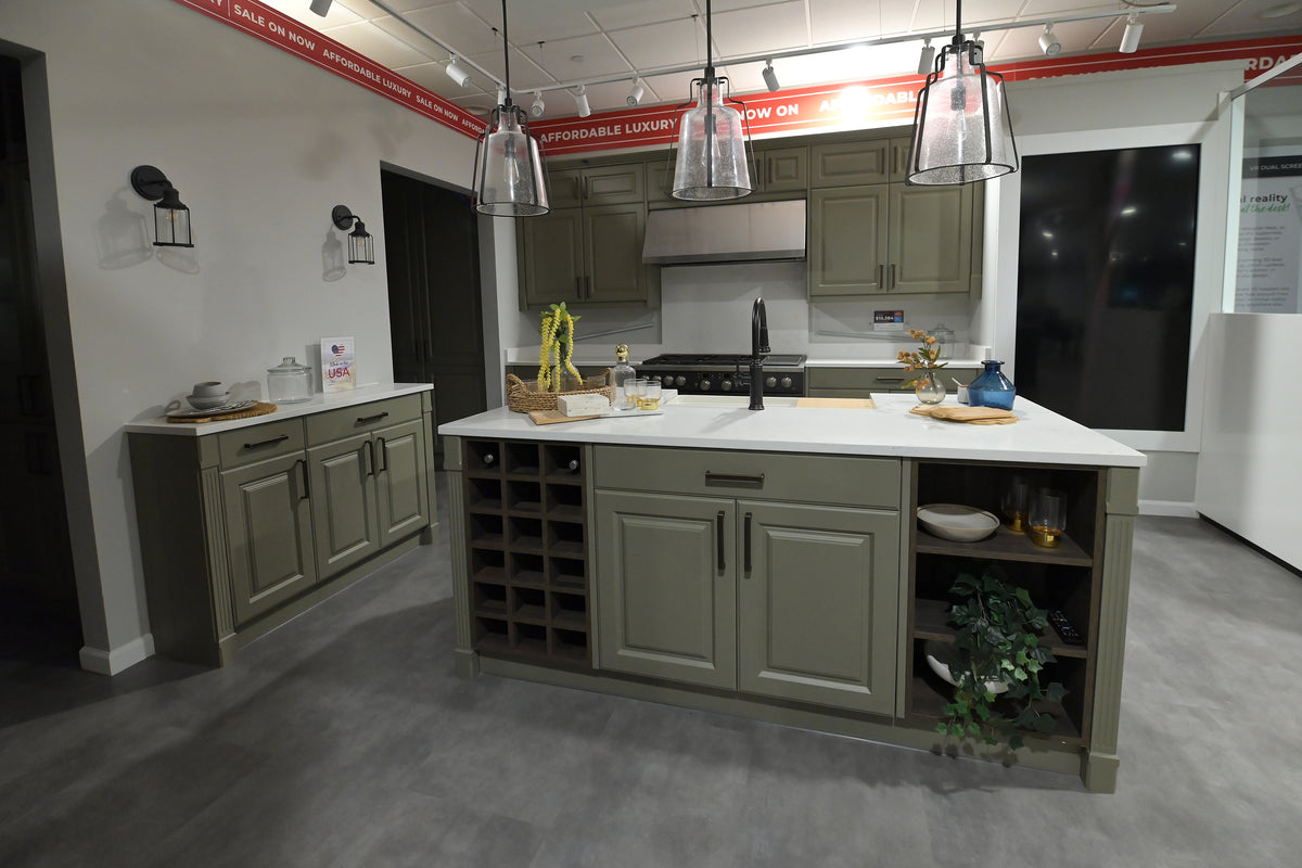 Wren Georgian Juratek Olive Matte Kitchen