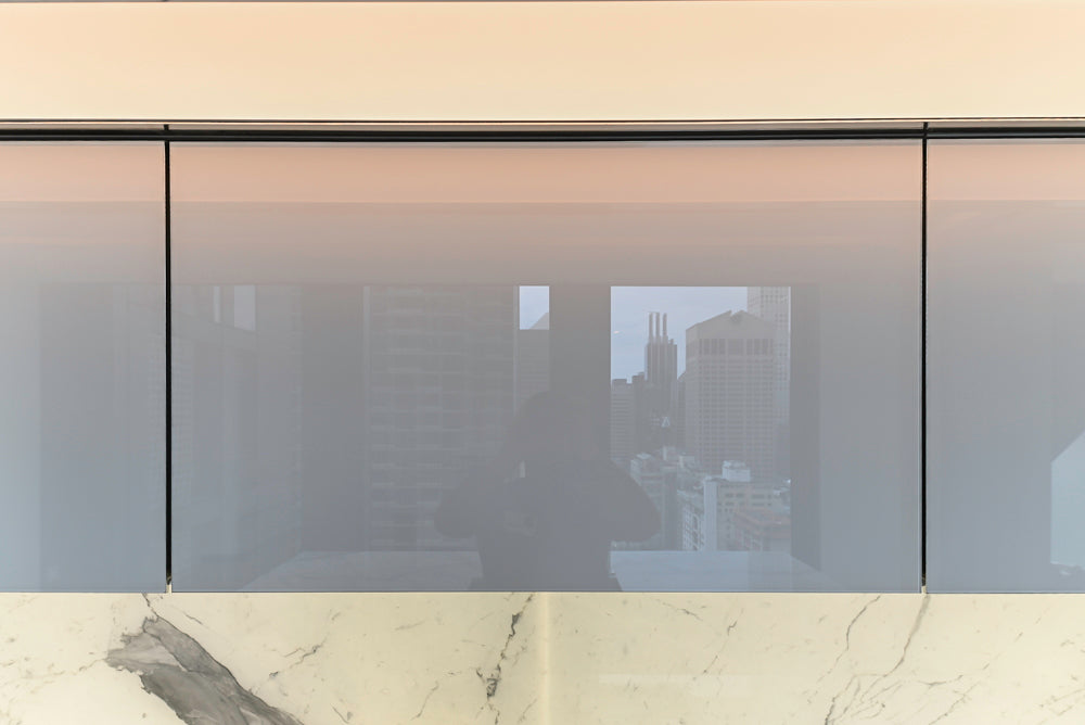 Modern Marble White Kitchen with Island