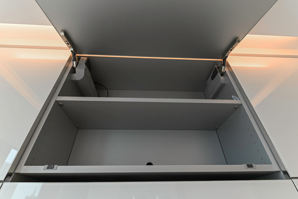 Modern Marble White Kitchen with Island