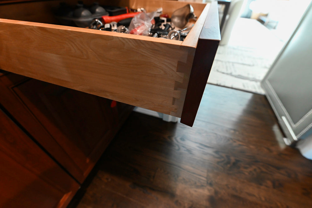 "Bordeaux Reserve" Traditional Butler’s Pantry with Sub-Zero Tall Wine Cooler