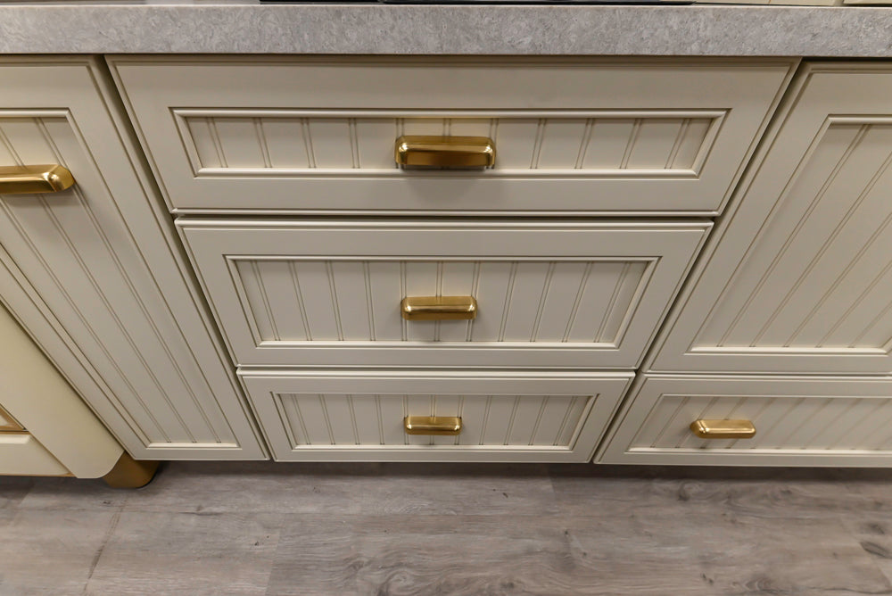 Covered Bridge Two-Tone Traditional Kitchen with Island