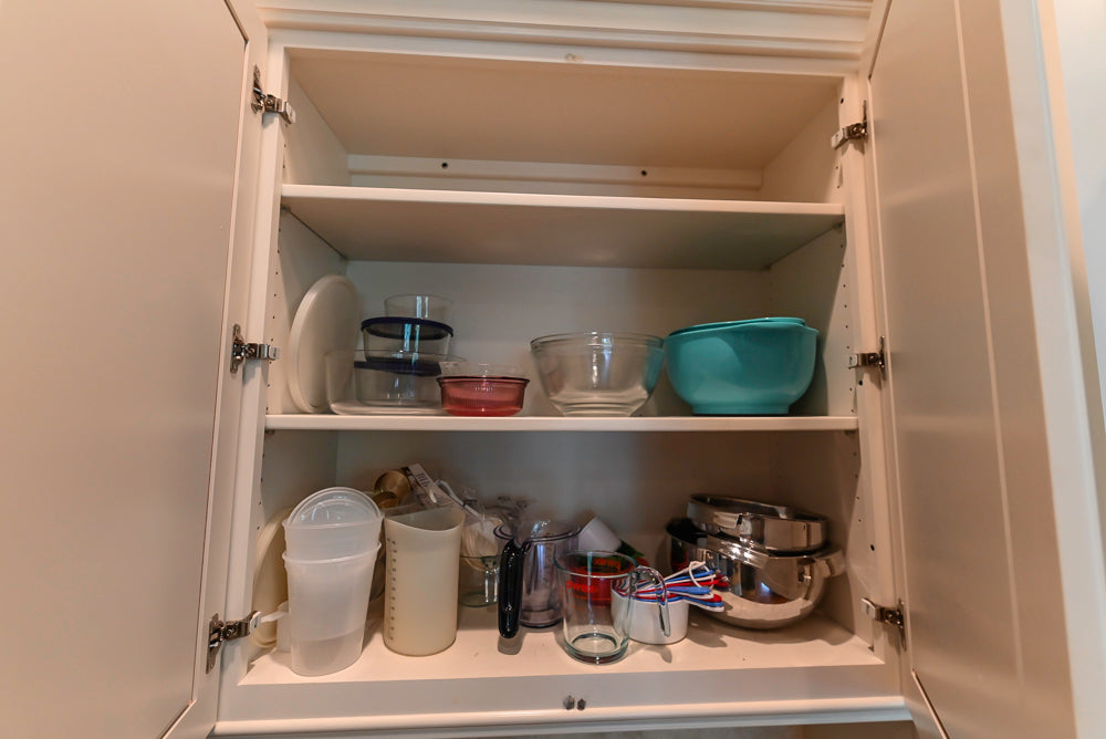 Oh My Omega: Traditional White Kitchen with Pantry, Desk Area & Appliances