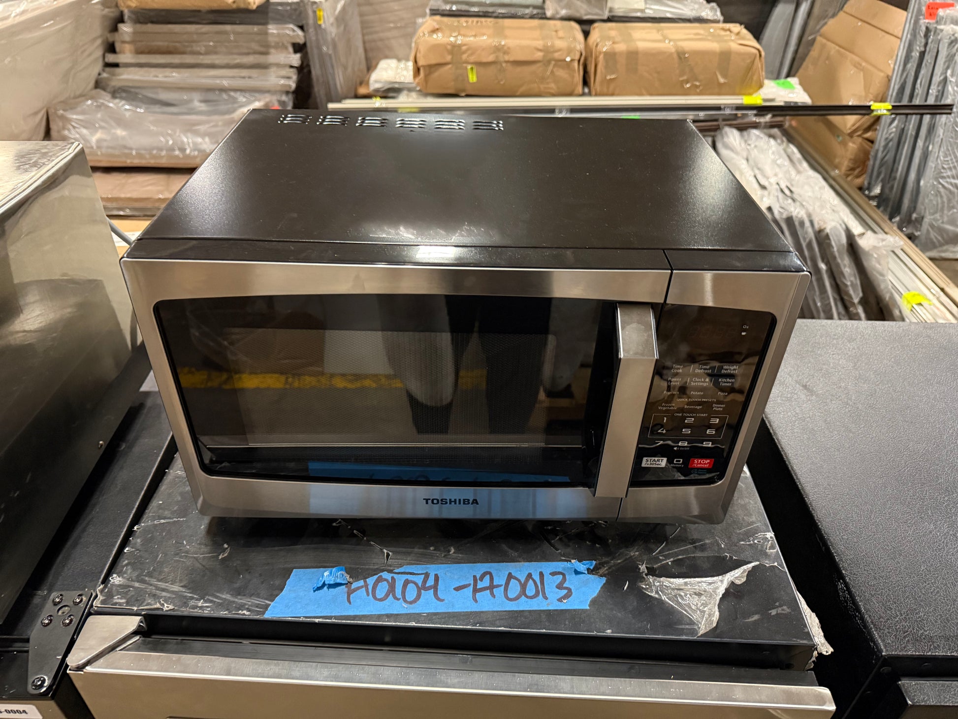 Toshiba EM925A5A-CHSS 19" Stainless Steel Countertop Microwave