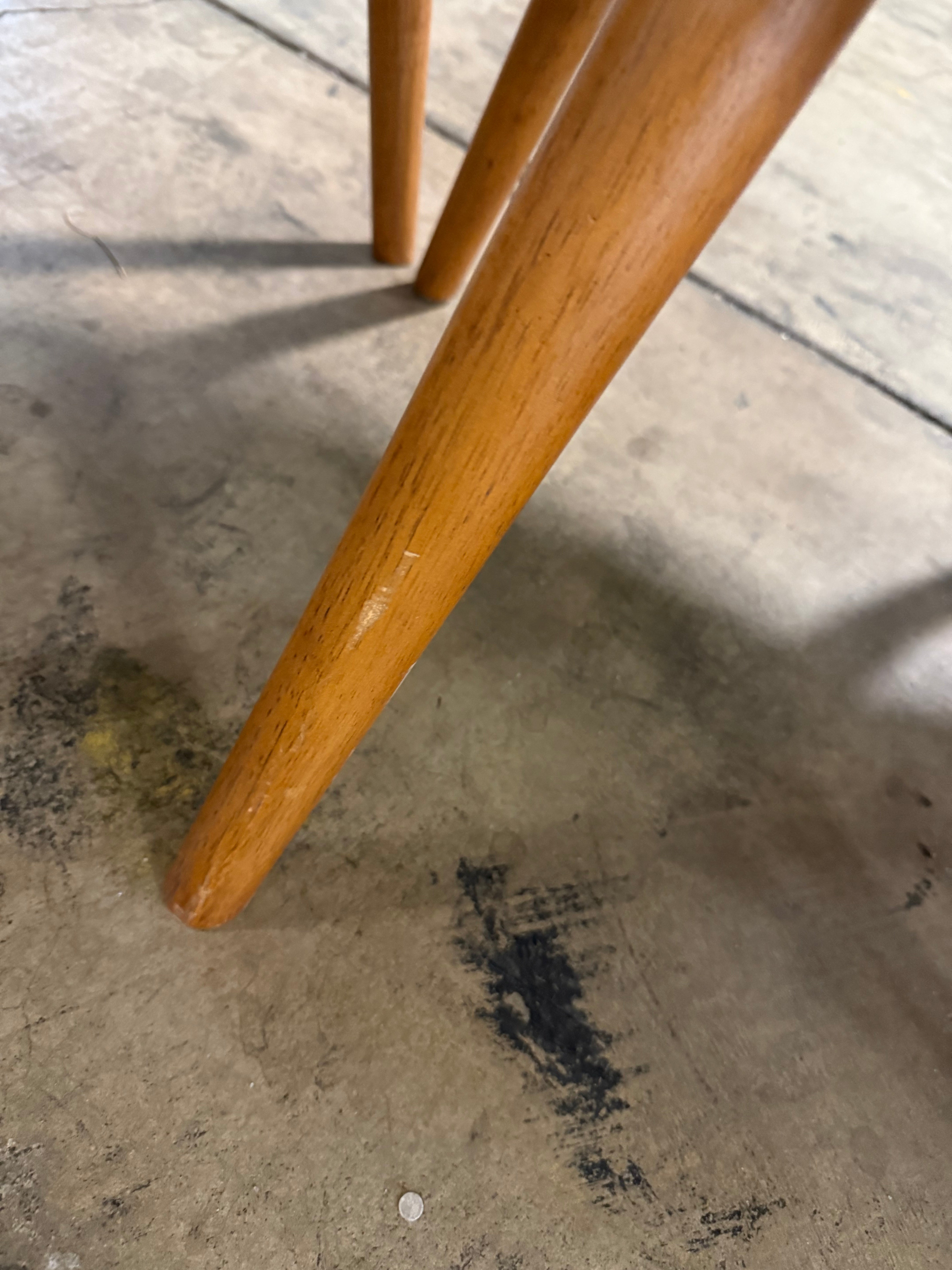 Bulthaup Farmhouse Modern Fabric Chair with Wooden Legs