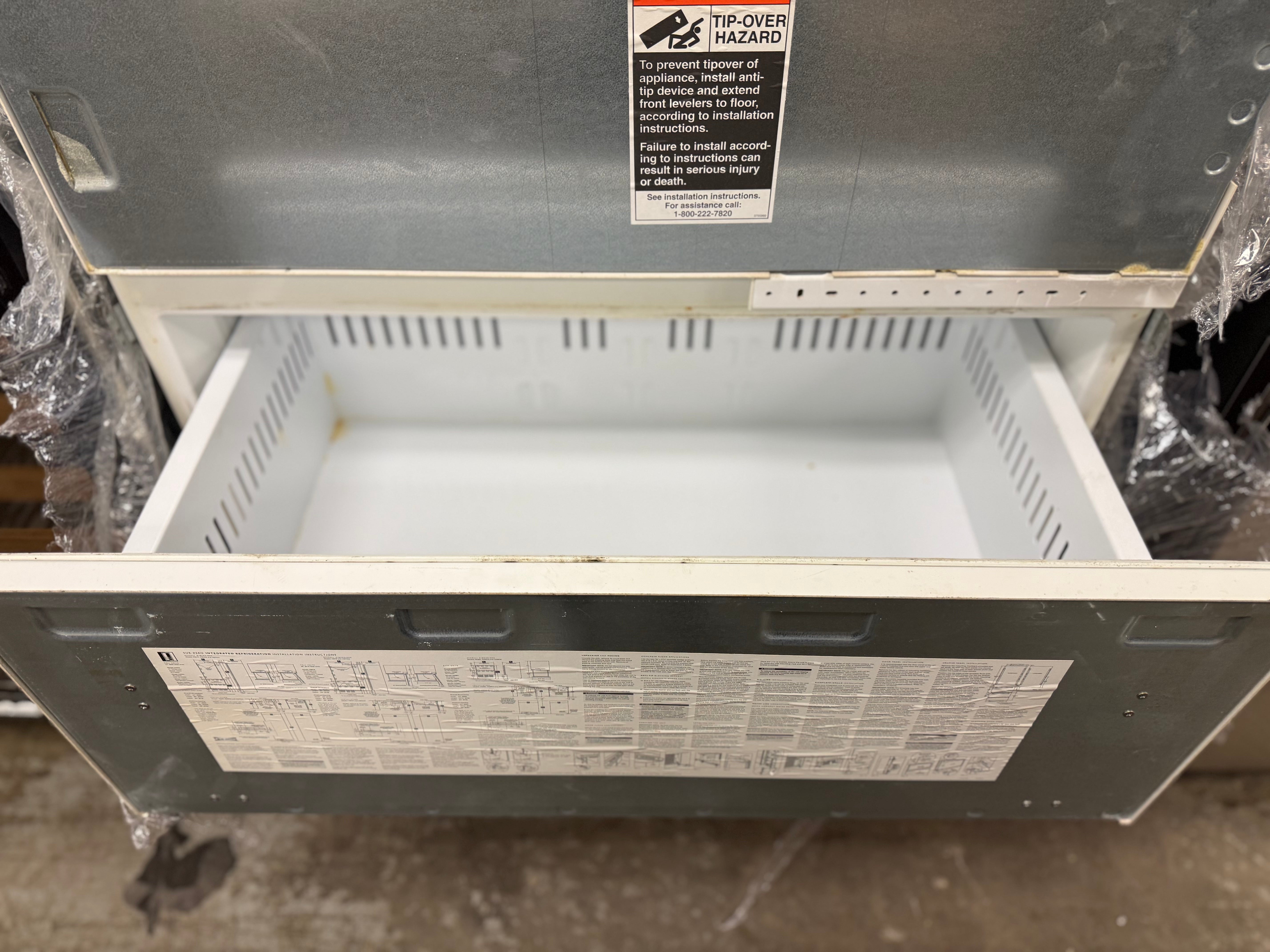 Sub-Zero 736TCI 36" Panel Ready Bottom Freezer Refrigerator