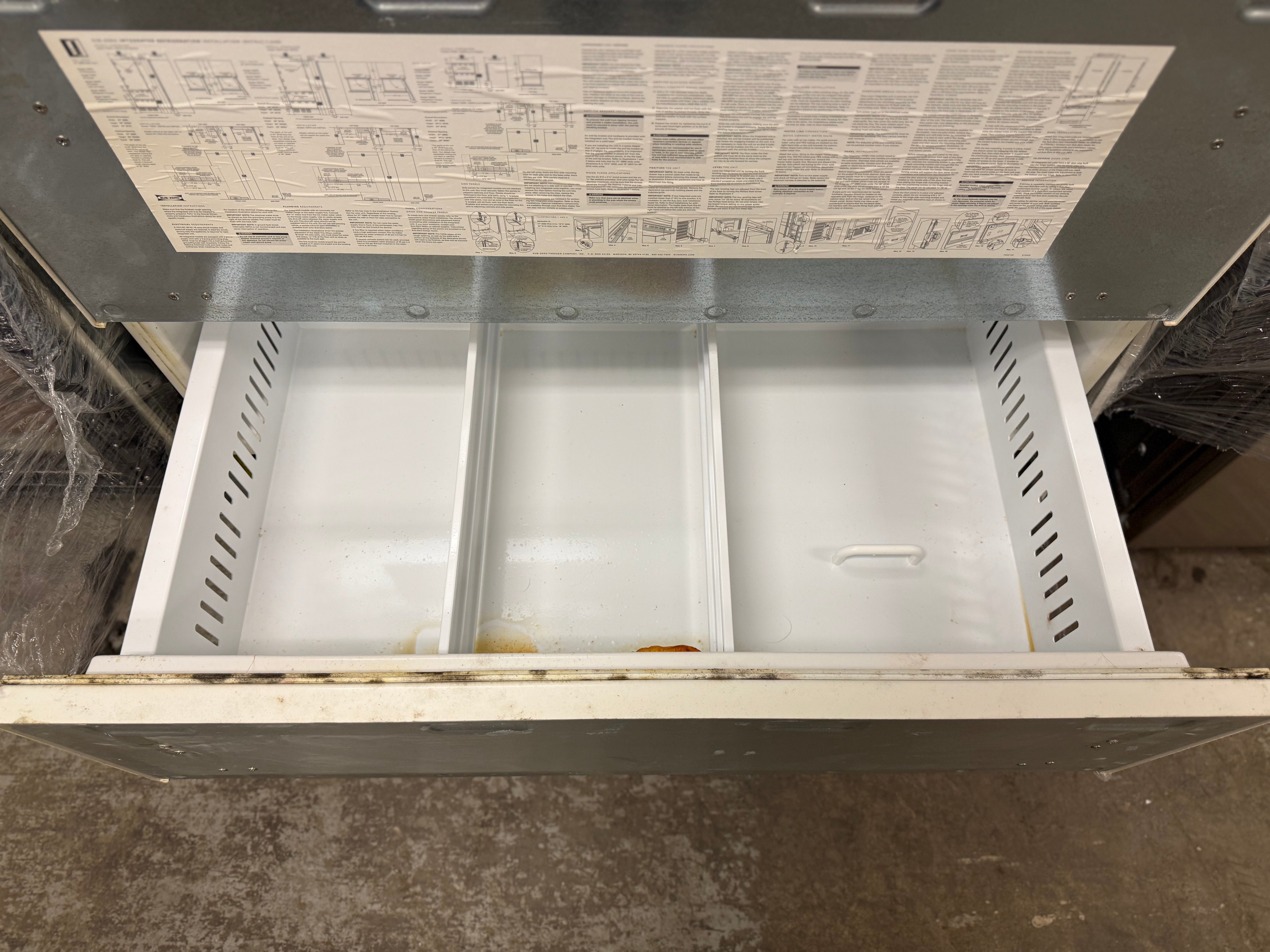 Sub-Zero 736TCI 36" Panel Ready Bottom Freezer Refrigerator