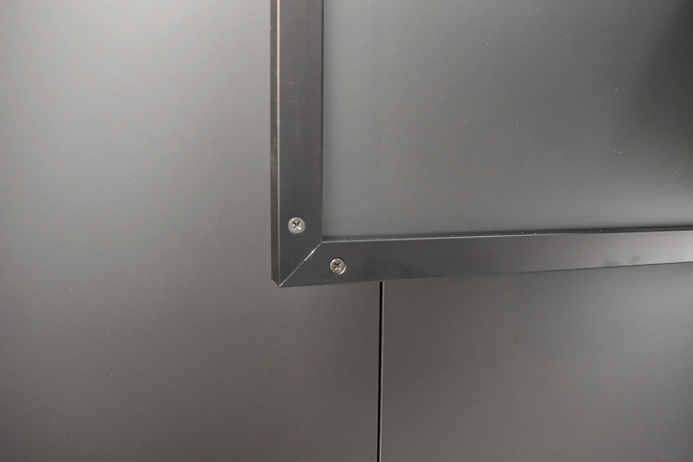 Doimo Cucine Modern Two-Tone Kitchen with Grey Island