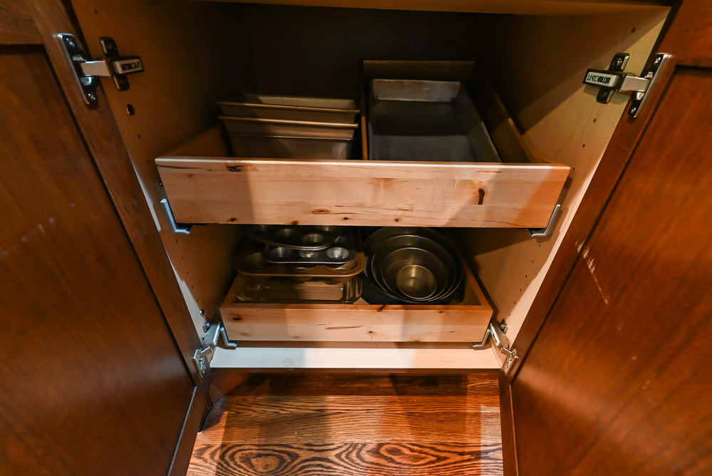 Unique Ultracraft: Traditional Dark Wooden Kitchen with Island & Appliances
