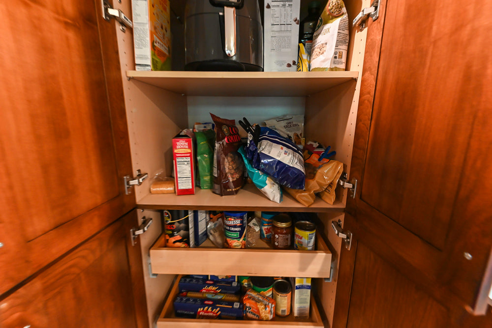 Unique Ultracraft: Traditional Dark Wooden Kitchen with Island & Appliances
