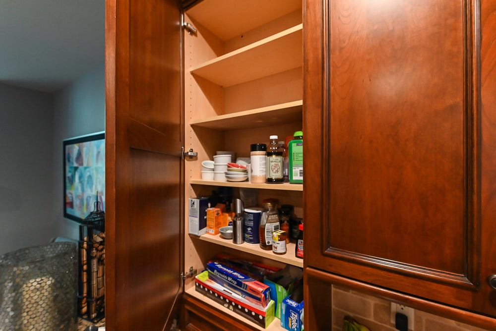 Unique Ultracraft: Traditional Dark Wooden Kitchen with Island & Appliances