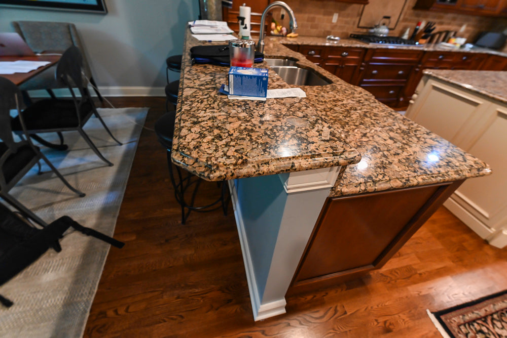 Unique Ultracraft: Traditional Dark Wooden Kitchen with Island & Appliances