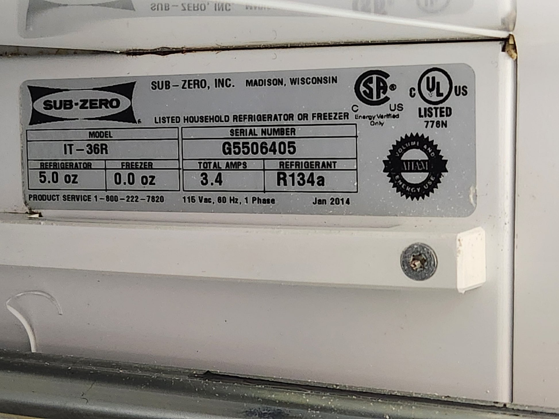 Sub-Zero IT-36R 36" Panel Ready Bottom Freezer Refrigerator