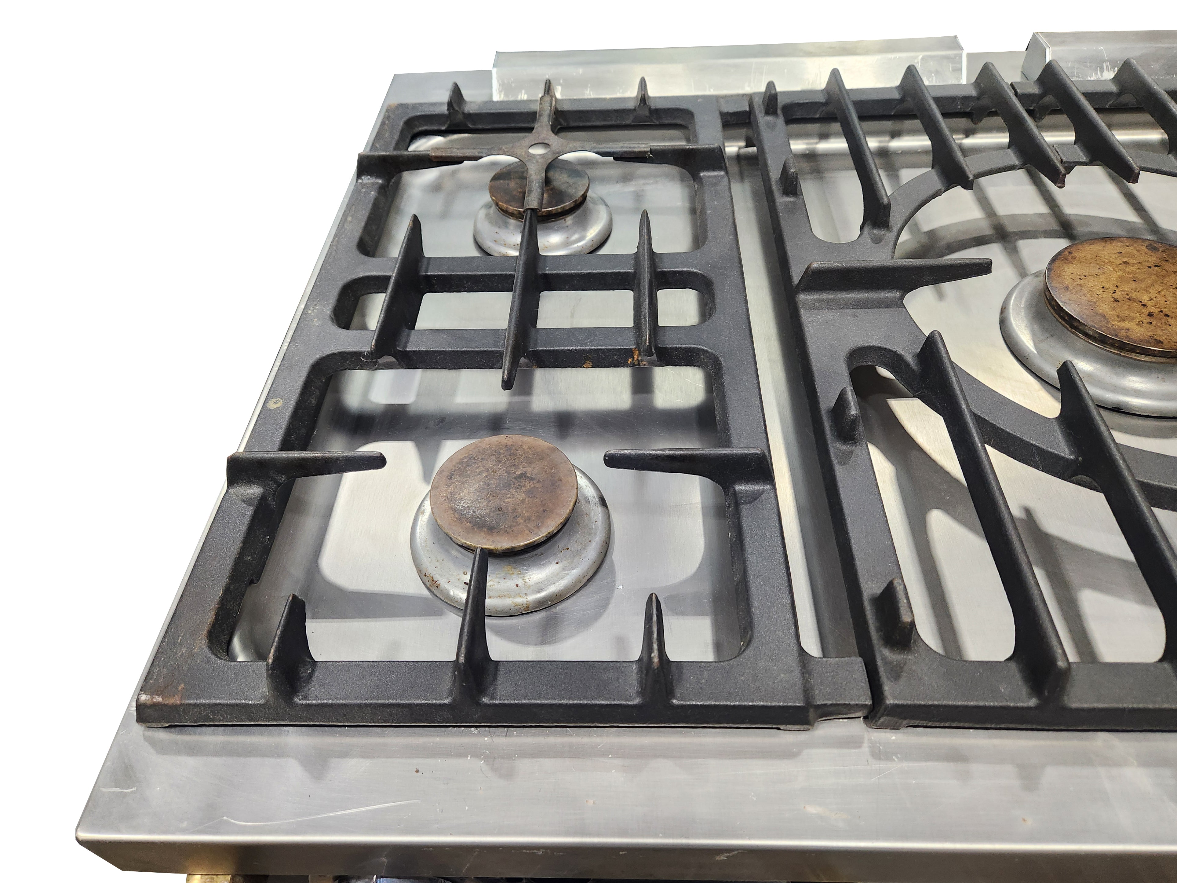 Lacanche Cluny LG1052GE 39 3/8" Black Dual Fuel Range with Brass Gold Accent Hardware