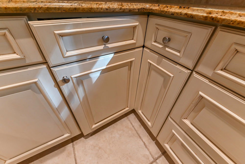 Superior Woodcraft Traditional Cream Kitchen with Island & Butler's Pantry
